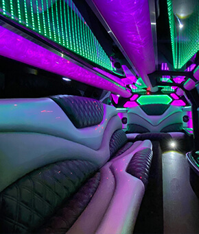 luxury limo interior