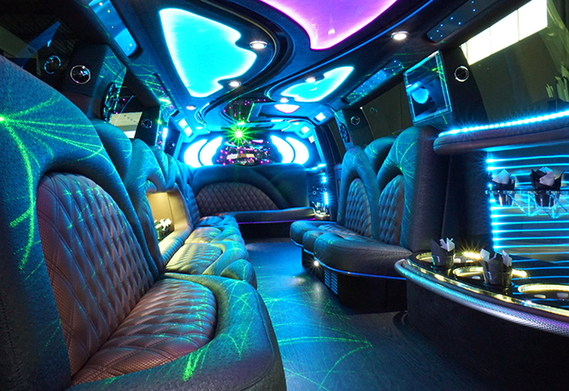 leather limo seats