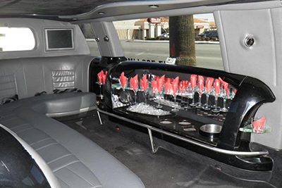 limo mini bar interior